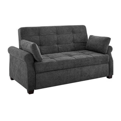 Serta bellevue convertible sofa - This is a stunning convertible sofa that seats 3, packed with plush memory foam and Dacron wrapping throughout and it transforms into a twin-size sleeper, but ...